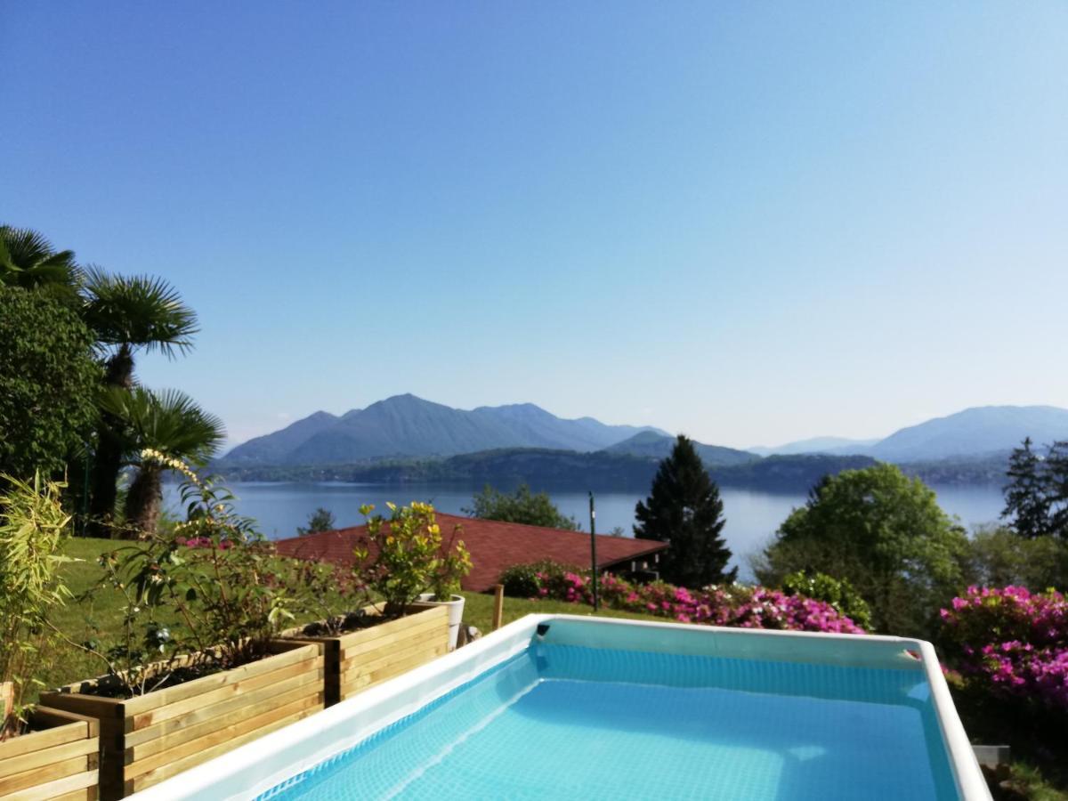 Romantica Casetta Nel Verde Con Vista Sul Lago Belgirate Exteriér fotografie